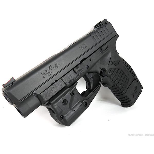 Springfield Armory FULLY LOADED SPRINGFIELD XDs XD-S 9mm x5 MAGS, LASER/LIGHT, & MORE! 706397896126 XDS9409B 4 inch " barrel