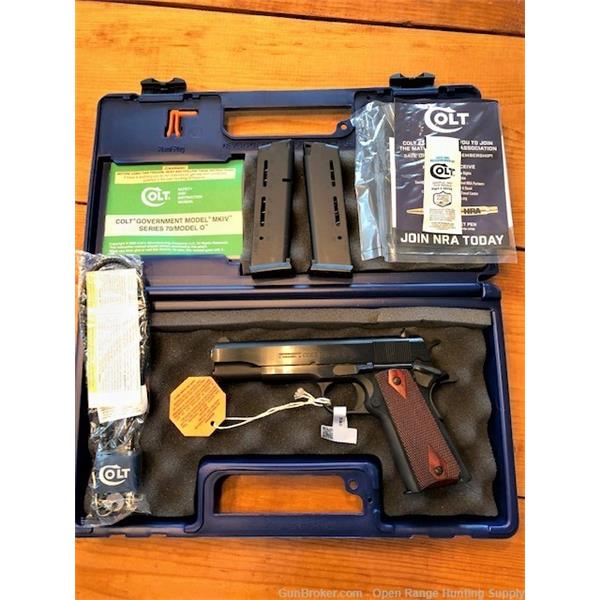 .45 ACP 1911 Classic Colt 45 Government 5” 70 Series Free Shipping NIB 5 inch " barrel