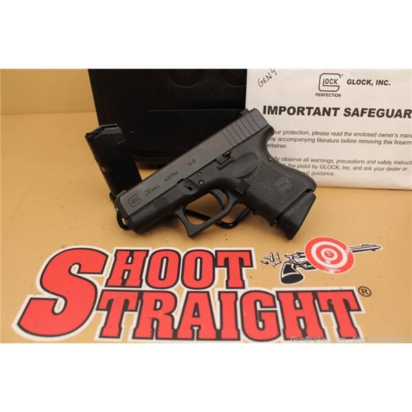 G26 GEN4 Glock 26 Gen 4 9MM 3.4" NoCCFees 3 inch " barrel