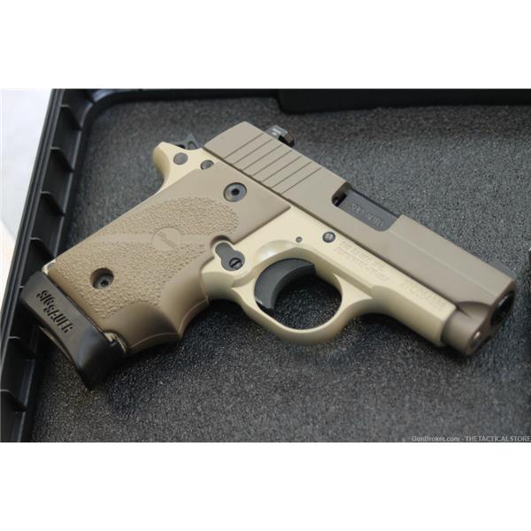 Sig Sauer P238 .380 ACP 2-Tone FDE SAO (238-380-DES) 3 inch " barrel