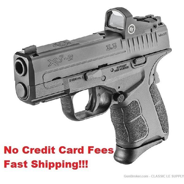 9mm Luger Springfield Armory XD-S Mod.2 OSP Semi Auto Pistol 3.3" 9 Rounds Crimson Trace 706397941185 G-I-77192 TSL 8-5-21