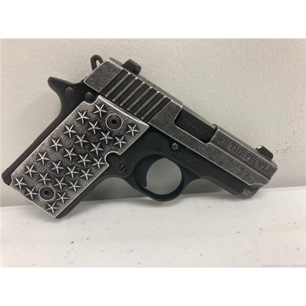 .380 ACP Sig Sauer P238 "WE THE PEOPLE" .380ACP 2.7" w/Case RARE