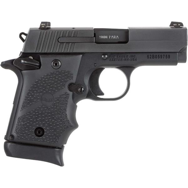 Sig Sauer P938 Micro-Compact BRG 9mm Luger 3" 7+1 Black 798681443352 9389BRGAMBI