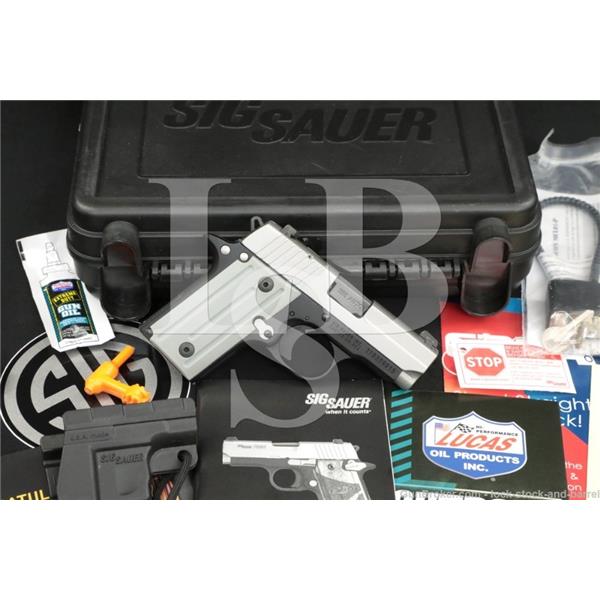 SIG Sauer P238 P-238 P 238 .380 ACP Semi Automatic Pistol, Holster & Case