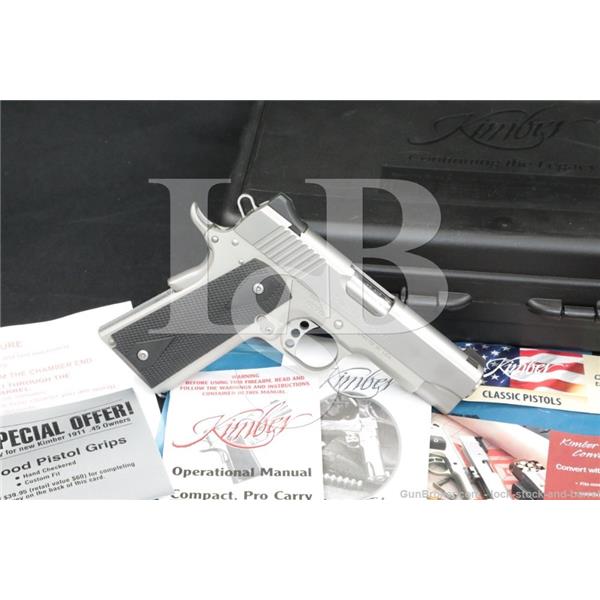 Kimber Model Stainless Pro Carry II 2 .45 ACP 4" 1911 Semi-Automatic Pistol