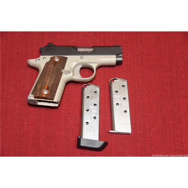 Micro Carry Stainless Kimber .380 ACP M1911 style 2 tone