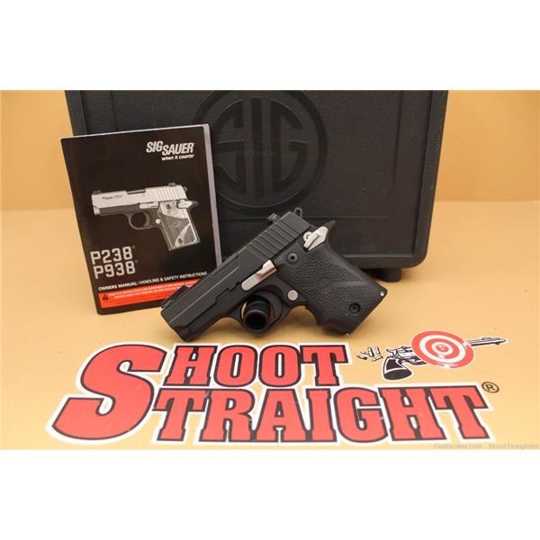 .380 ACP Sig Sauer P238 Sport w/Case .380ACP 2.7" NoCCFees 2 inch " barrel