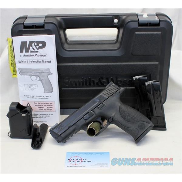 9mm Luger Smith & Wesson M&P9 semi-automatic pistol FULL SIZE ~ Case, Manual (3) MAgazines MASS COMPLIANT