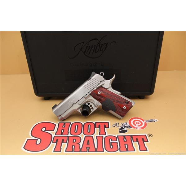 .45 ACP Kimber Stainless Ultra Carry II w/Case .45ACP 3" NoCCFees 3 inch " barrel