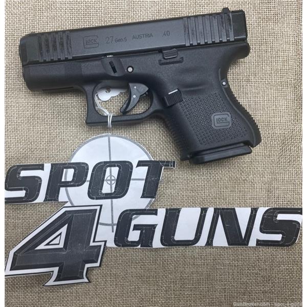.40 S&W G27 GLOCK 27 gen3 -9RD CAPACITY 40S&W SUBCOMPACT PISTOL 008628224 3 inch " barrel