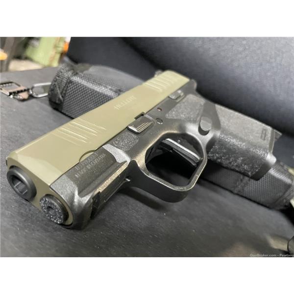 9mm Luger Springfield Armory Hellcat Two-Tone Olive Drab Micro Pistol 3 inch " barrel