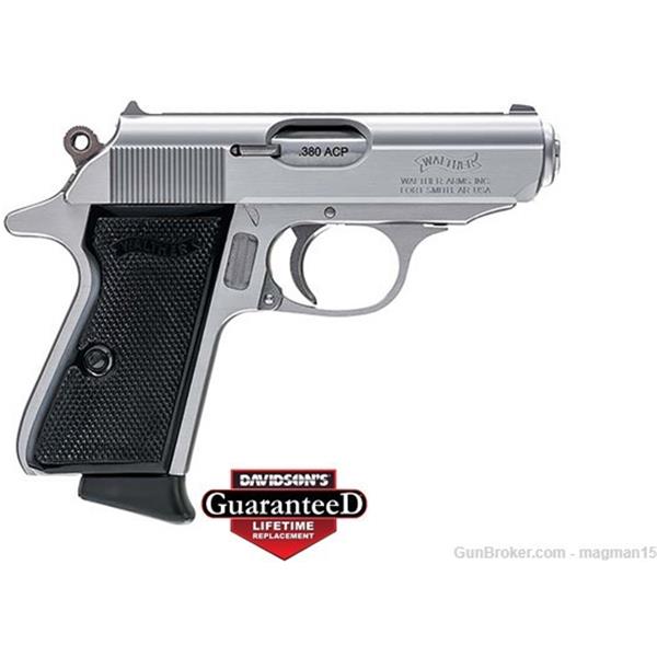 Walther Arms PPK .380 ACP 3.3" Stainless 6 Rds 4796001NEW LIMITED RARE