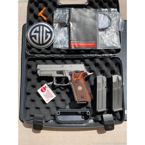 9mm Luger SIG Sauer P229 ALLOY STAINLESS ELITE 9MM 15+1 (Never Fired, LNIB) 4 inch " barrel E229R-9-ASE