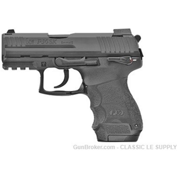 9mm Luger Heckler & Koch / H&K HK P30SKS V3 DA/SA 13 RD Pistol Ambi Safety 642230261754 G-I-79287 TSL 9-10-21