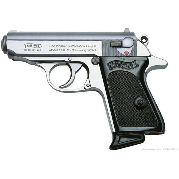 .380 ACP Walther Arms WALTHER PPK AUTO STAINLESS