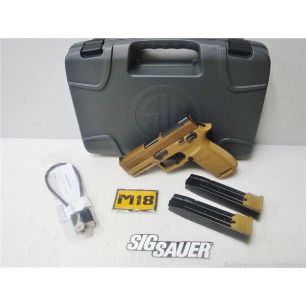 9mm Luger P320 M18 Carry Sig Sauer 3.9” Siglite Night Sights Optic Ready 5129 4 inch " barrel