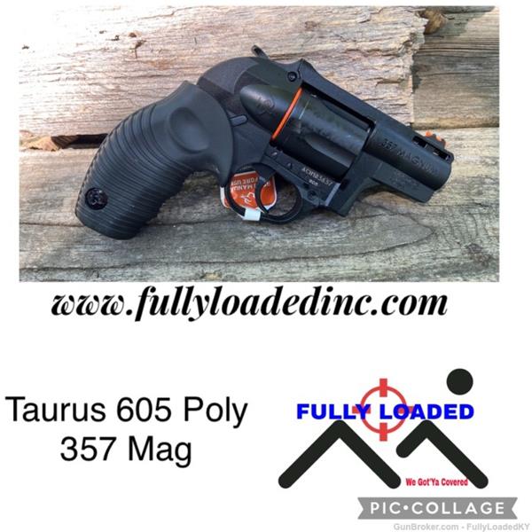 .357 Mag. Taurus 605 Poly 357 Mag 2" Barrel 5 shot revolver 2-605021PLY Actual Gun! 725327609681 2 inch " barrel