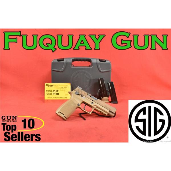 9mm Luger Sig Sauer SIG-SAUER P320 M17 Full-Size Pistol MS 17+1 4.7"Bbl SKU: 320F-9-M17-MS 798681582686 T66602