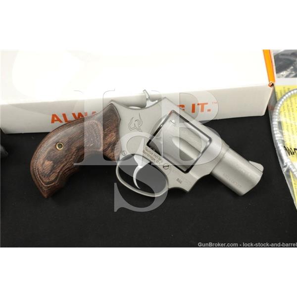 Taurus Model 856 .38 Special +P DA/SA Matte Stainless Revolver, 2020 NO CA