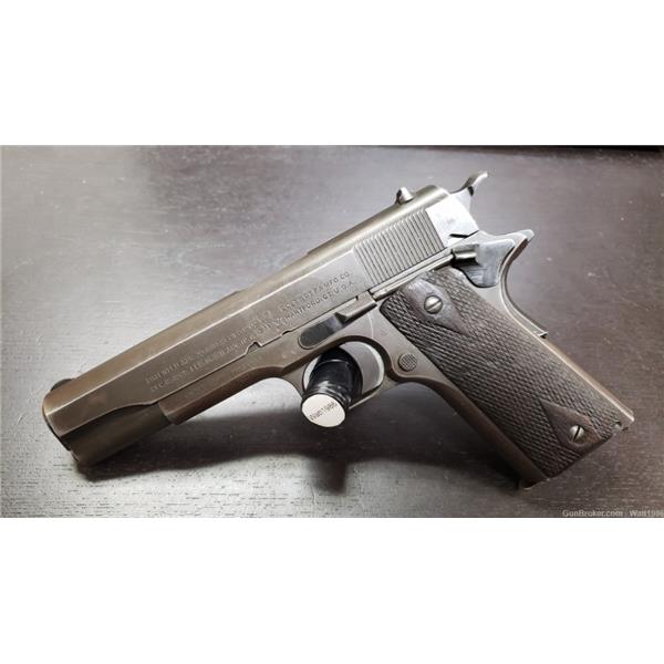 Colt Model of 1911 U.S. Army .45 ACP 1918 mfg. 5 inch " barrel