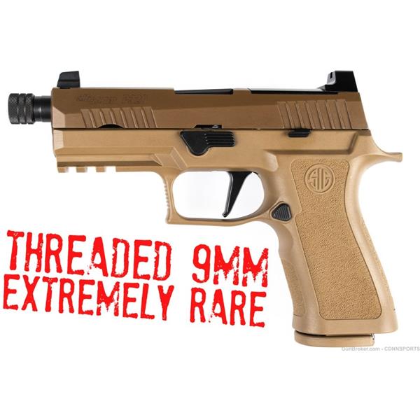 9mm Luger P320 X-Carry Sig Sauer XCARRY Threaded OPTIC READY w/Tall Night Sights SIGUD320CA9B15