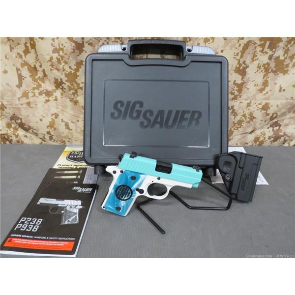 .380 ACP Sig Sauer PENNY! SIG P238, .380ACP, W/ 2.7" BARREL, VERY NICE!! 798681554355 238-380-TSW