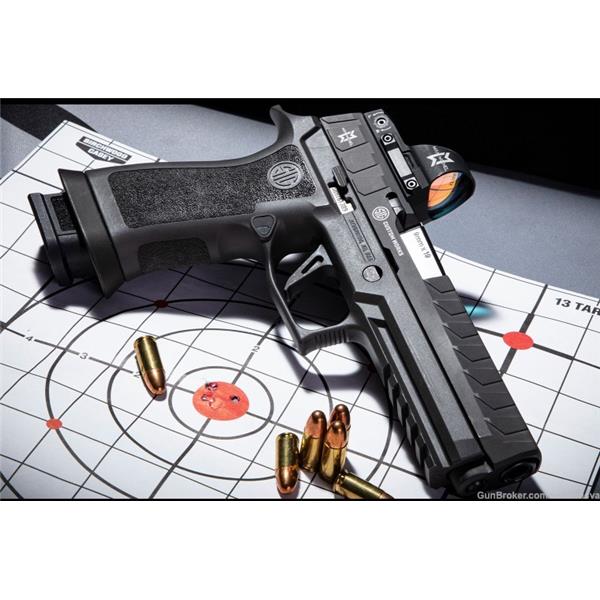 9mm Luger P320X5 Sig Sauer NEW! SIG P320MAX DAO, ROMEO3 MAX 9MM x4 21rds SKU: 320X5-9-MAXM 798681641925 5 inch " barrel