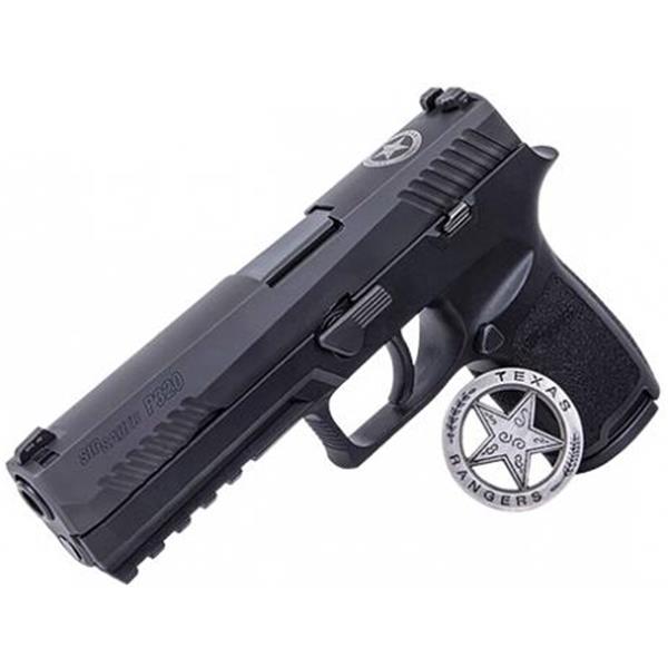 P320 Texas Ranger Sig Sauer, P320, Striker Fired, 9mm, 4.7" Barrel, 17+1 Round, Commemorative 798681622740