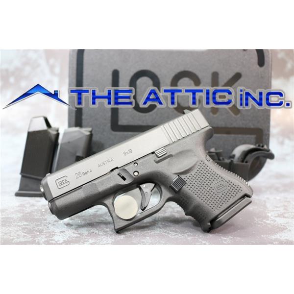 9mm Luger G26 GEN4 GLOCK 26 9MM GEN 4 FACTORY REBUILT LIKE NEW IN BOX