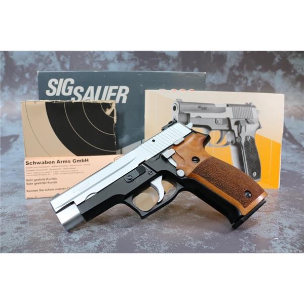 9mm Luger RARE SIG SAUER P226 SPORT TWO TONE WEST GERMAN w/ BOX