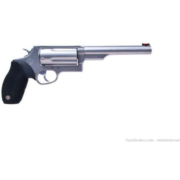 .45 LC/.410 NIB TAURUS JUDGE MAG 410/45LC SS 6.5" 5SH 2-441069MAG 3" CHAMBER 725327611172 6 inch " barrel