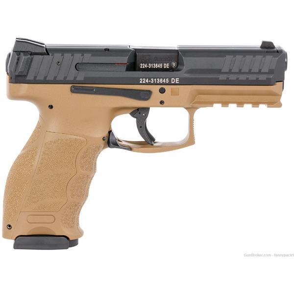 Heckler & Koch / H&K HK 81000225 VP9 9mm Luger 4.09" 17+1 (2) Flat Dark Earth NIB