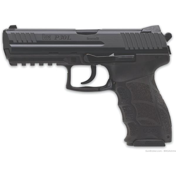 9mm Luger P30L (V3) Heckler & Koch / H&K and Koch, V3 9MM DA/SA 17+1 Rear Decocker 642230260610 81000119