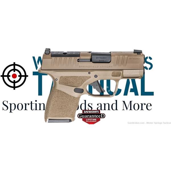 9mm Luger Hellcat OSP Springfield Armory HELLCAT 3" 9MM MICRO-COMPACT FDE 1 10-rd and 13+1 magazines 3 inch " barrel