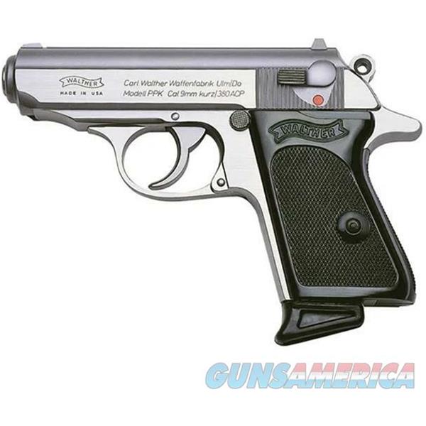 Walther PPK .380 ACP 3.3" Stainless 6 Rds 4796001 723364209932