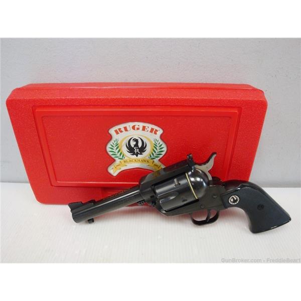 .357 Mag. New Model Blackhawk Blued Ruger / Sturm, & Co. 50th Anniversary Mag Flat Top in Box 5150