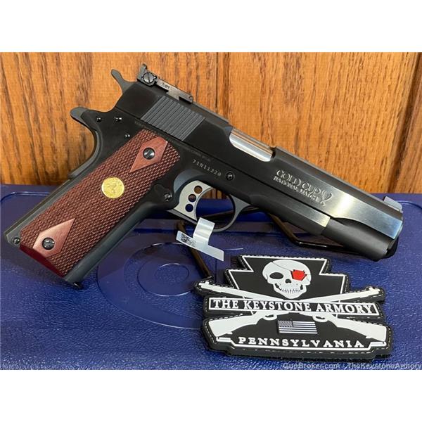 .45 ACP COLT NATIONAL MATCH GOLD CUP SERIES 70 1911 45 NEW IN BOX NO RESERVE 098289042927 O5870A1