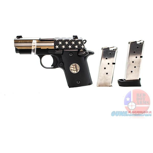 9mm Luger Unfired Sig Sauer P938 Special Edition Stand 3", Original Hard Case 9389STANDA 938-9-STAND-AMBI