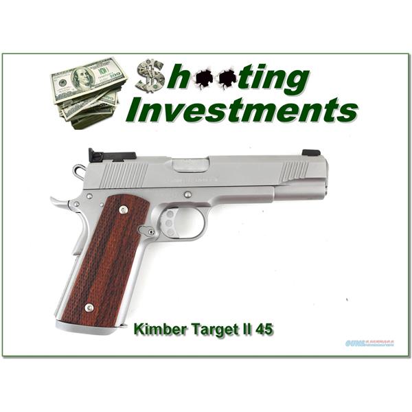 .45 ACP Kimber Stainless Target II 45 Exc Cond!