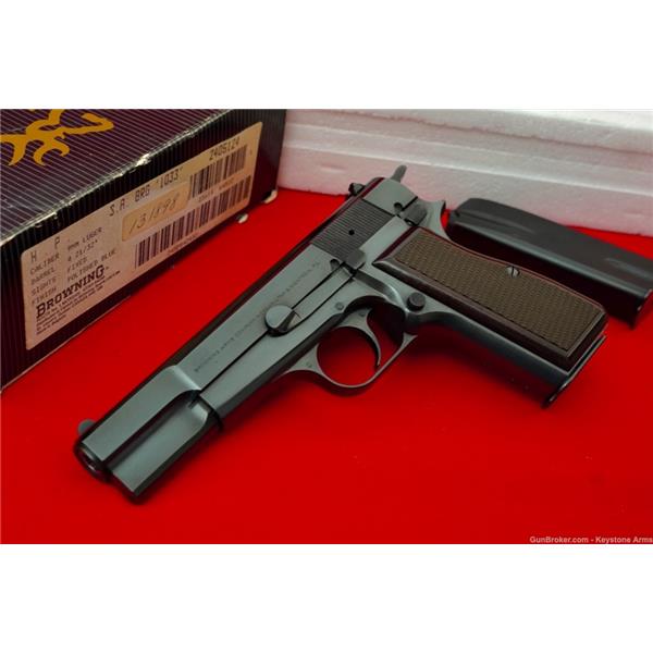 9mm Luger Ultra Rare Discontinued Belgium Browning Hi-Power 100% NIB Collector Consignment