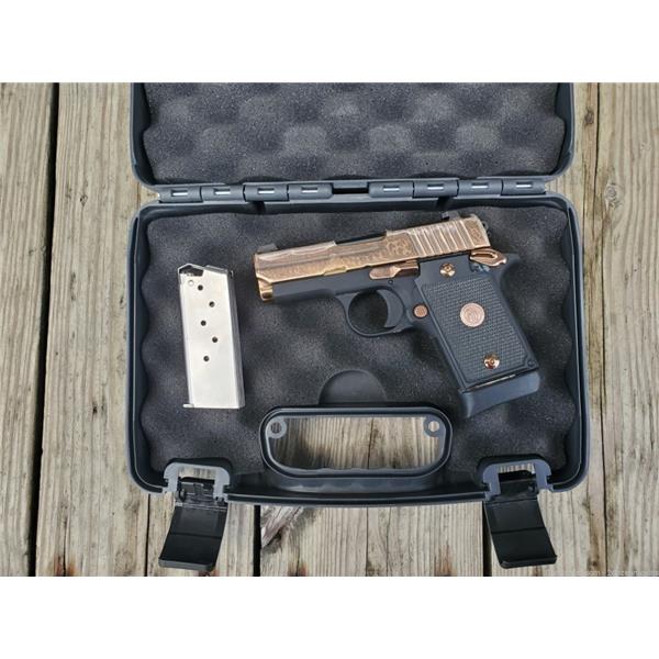 9mm Luger Sig Sauer P938 Rose Gold 9MM No Reserve