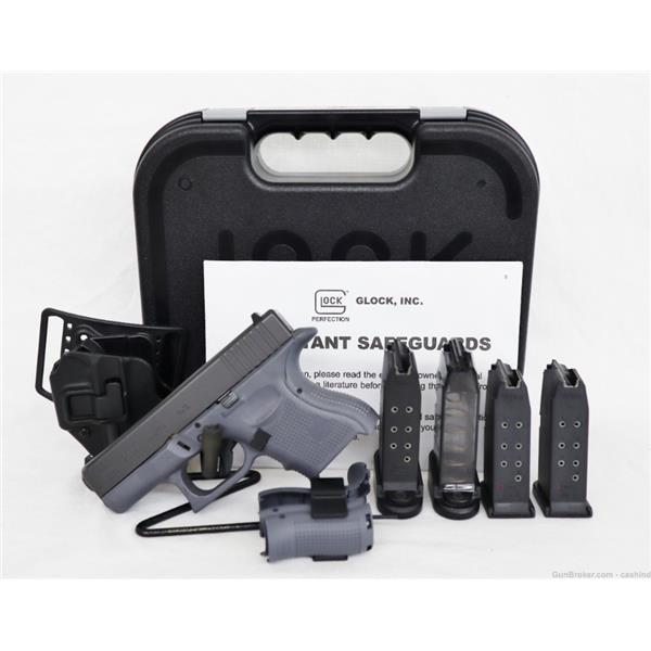 9mm Luger G26 GEN4 Glock 26 Gen 4 3.41" Sub-Compact S.Auto Pistol - Gray Polymer 764503914232 122761 3 inch " barrel PG2650201GF