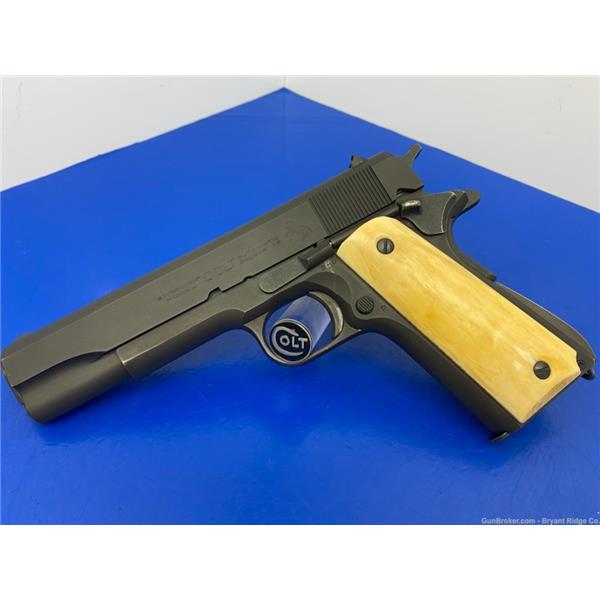 Government 1943 Colt M1911A1 Us Army .45 ACP 5" *AWESOME WWII PRODUCTION MODEL* cs