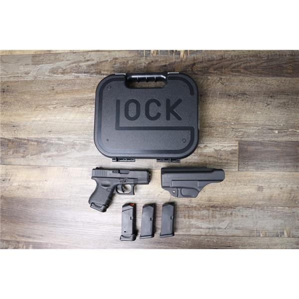 9mm Luger G26 GEN4 USED Glock 26 Gen 3* 3.43" Barrel 4 Mags holster package - FAST SHIP 3 inch " barrel