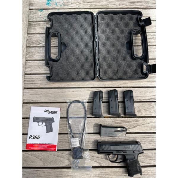 9mm Luger P365 Nitron Micro-Compact Sig Sauer 365-9-SAS 3 inch " barrel