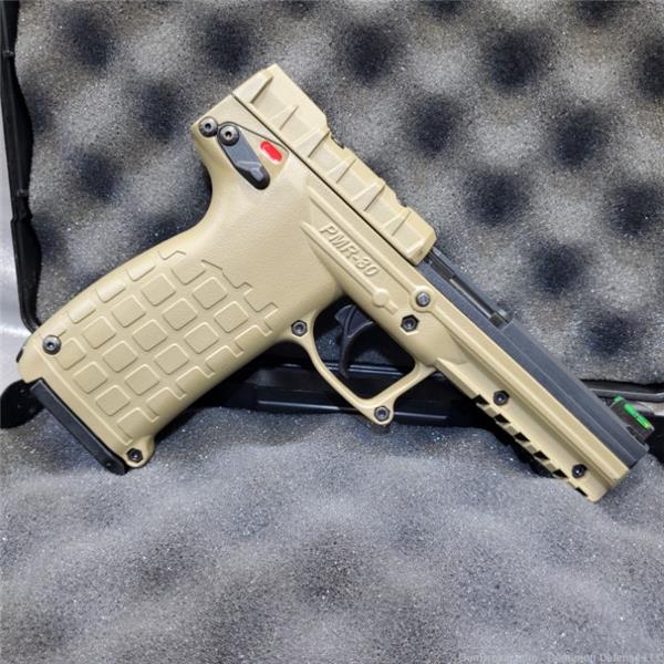 .22 WMR PMR30 KelTec Kel Tec PMR-30 handgun FDE 22 Mag with box and 2 mags No Reserve! 4 inch " barrel