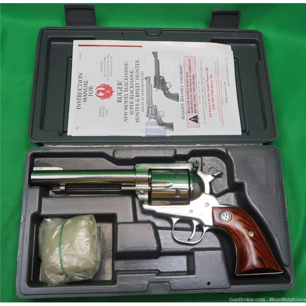 .44 Rem Magnum Ruger / Sturm, & Co. Super Blackhawk 44mag Bright Stainless PENNY START no reserve 6 inch " barrel