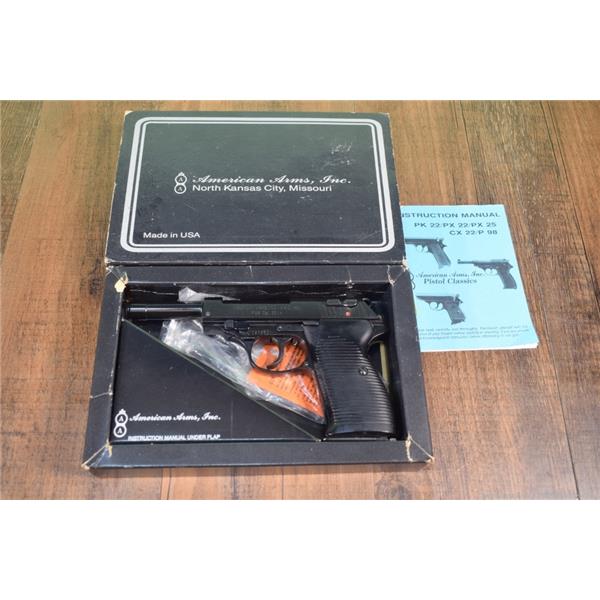 .22 LR P-98 Classic American Arms Inc. Model P98 Pistol 22LR 5" Walther P38 Rimfire Copy RARE NIB 22 5 inch " barrel