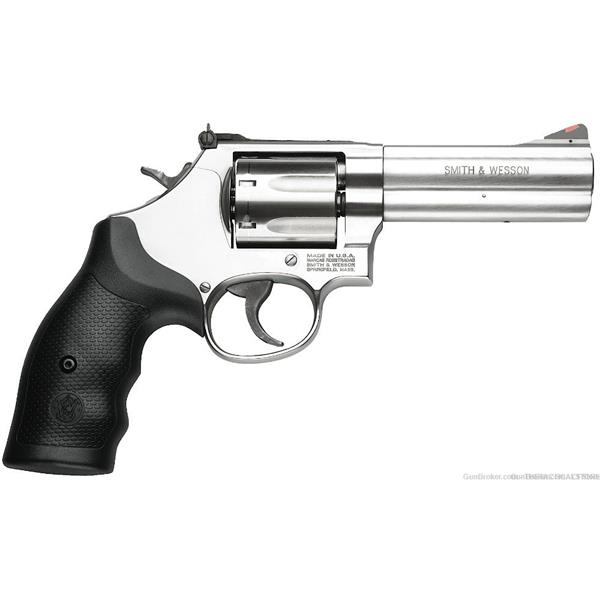 .357 Mag. Smith & Wesson / S&W 164194 686 Plus 357 Mag 7rd 4" Stainless Steel Black Polymer 4 inch " barrel