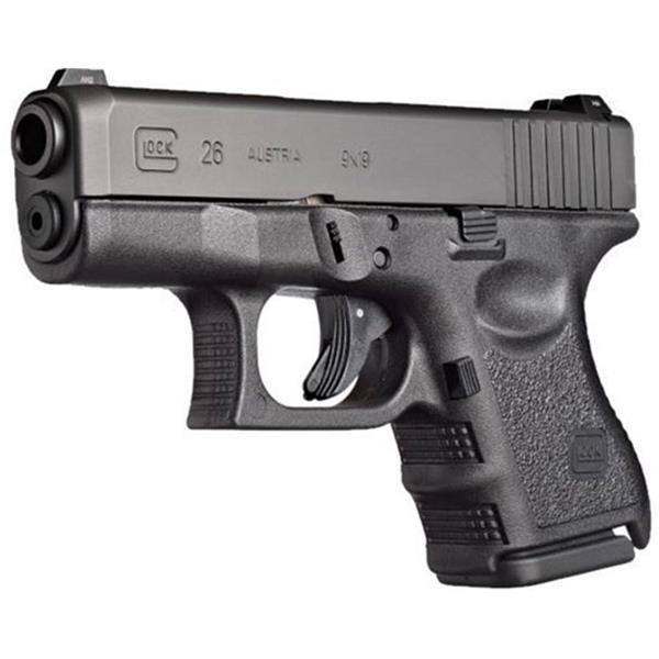 9mm Luger (9x19 Para) NIB GLOCK G26 G3 9MM 10+1 3.5" FS W/TWO 10RD MAGS ACC & CASE PI2650201 764503265020 3 inch " barrel